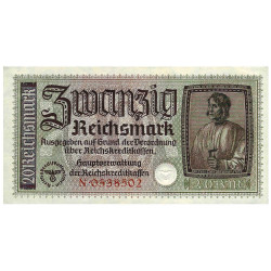 20 Reichsmarks Allemagne -...