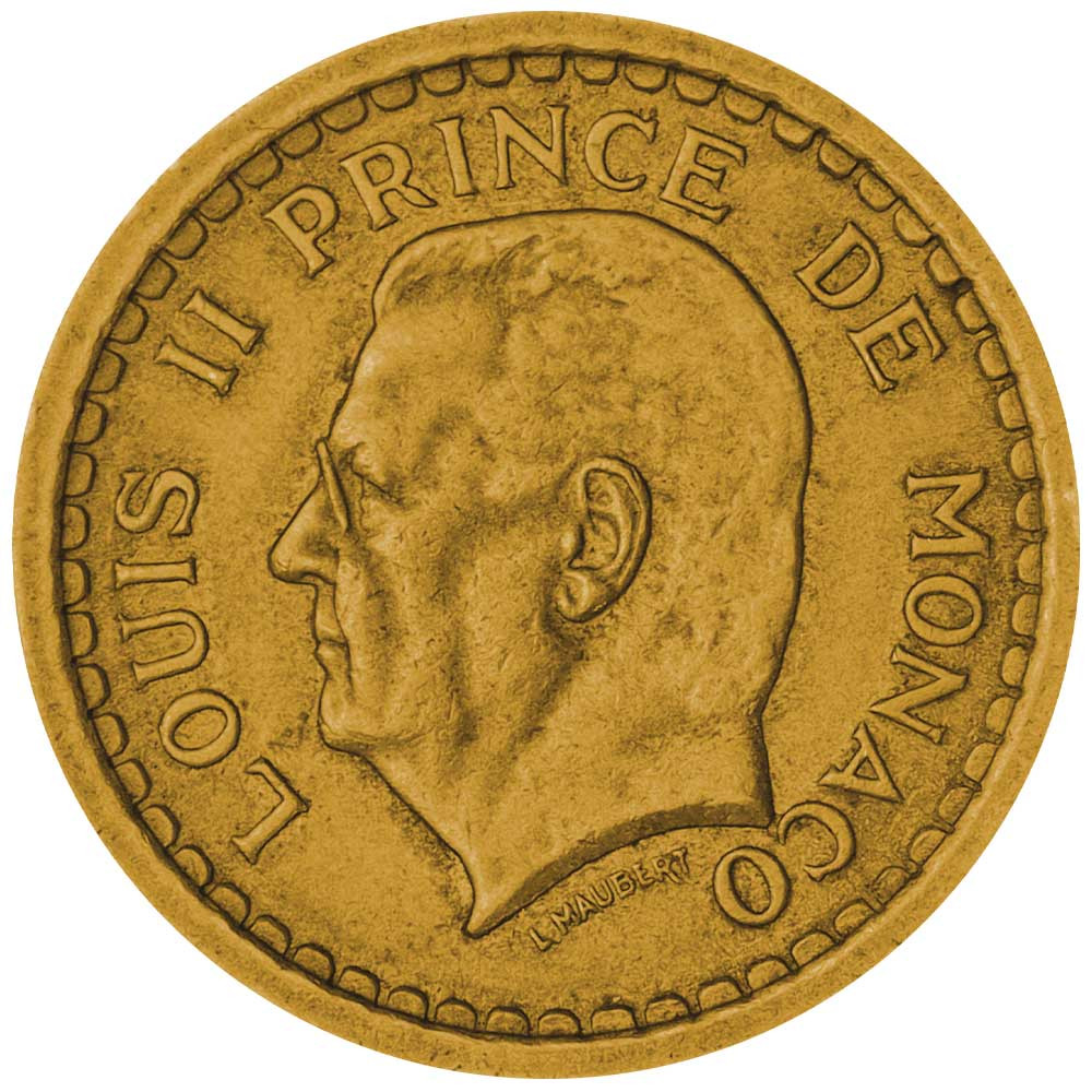 2 Francs Monaco 1945