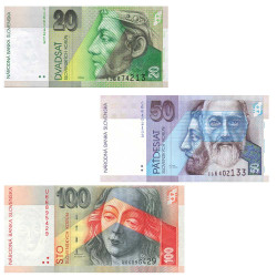 3 billets Slovaquie 2004-2006