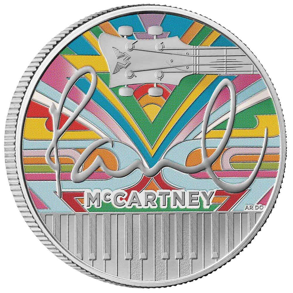 2 Livres Argent Royaume-Uni BE 2024 colorisée - Paul Mc Cartney