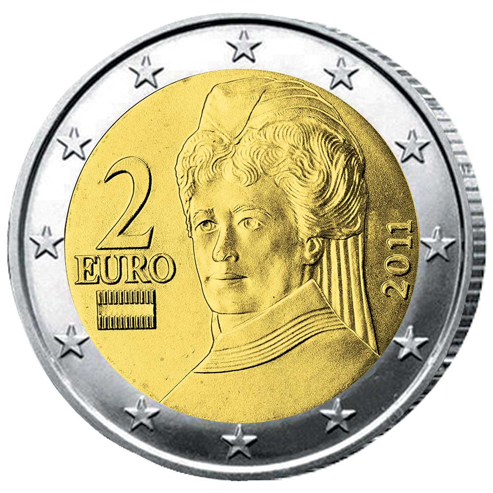2 Euro Autriche 2011 - Bertha von Suttner