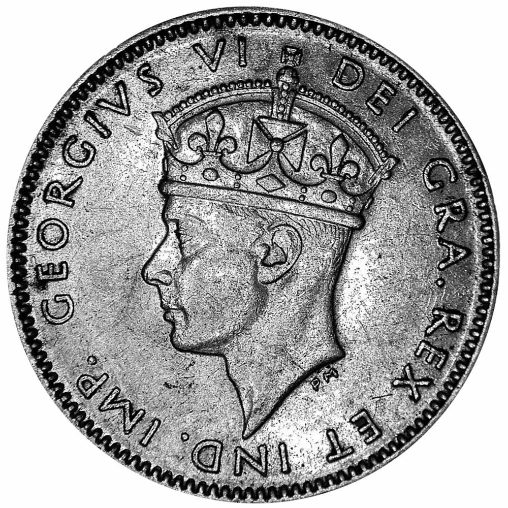 10 Cents Argent Terre-Neuve - George VI - buste couronné