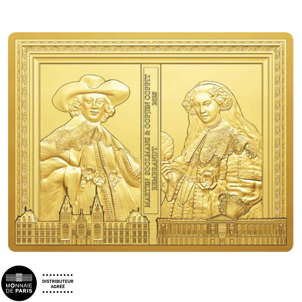 50 Euro Or France BE 2025 - Portraits de Marten Soolmans et Oopjen Coppit