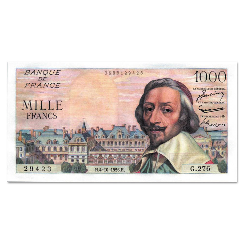 Billet 1000 Francs Richelieu