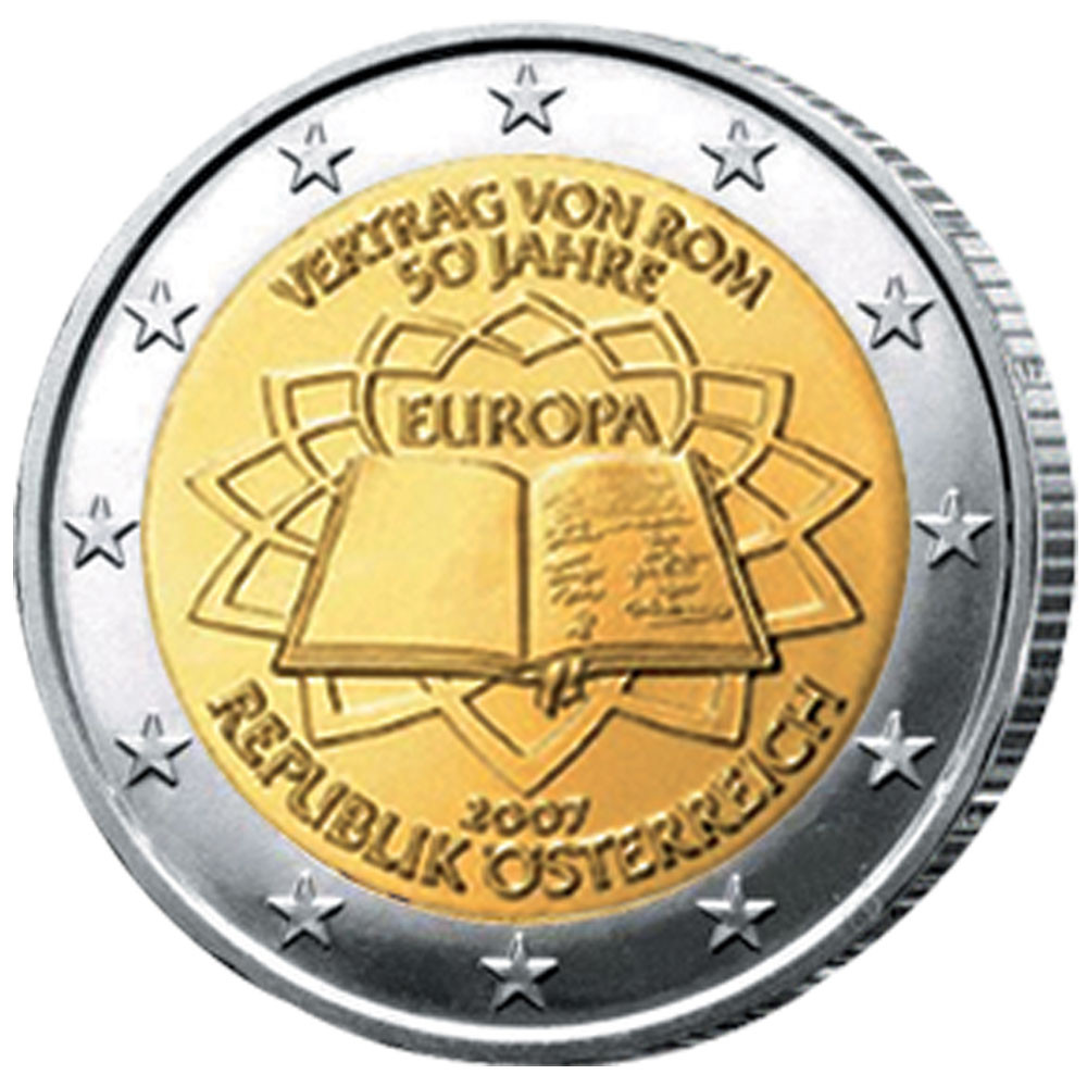 2 Euro Autriche 2007 - 50 ans du traité de Rome
