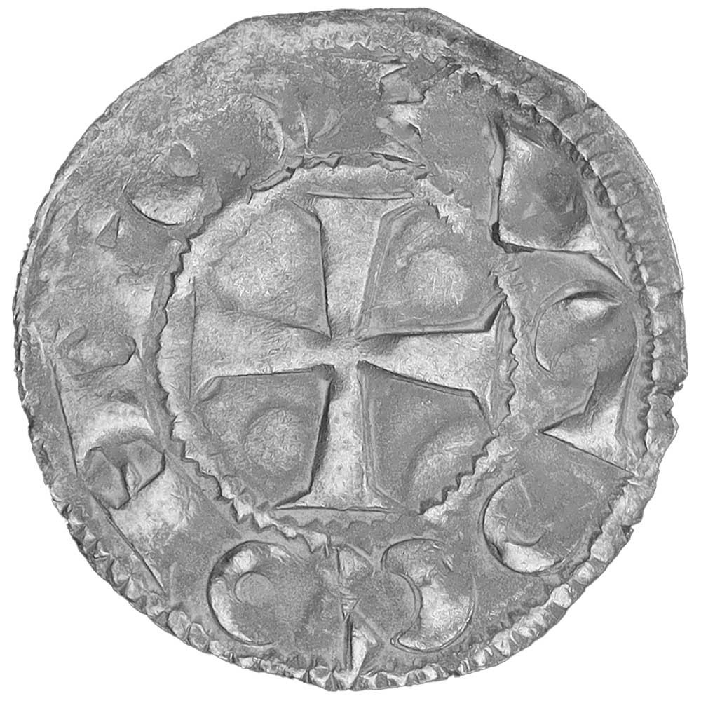 Denier Argent - Hugues IX Comté de la marche