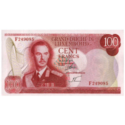 100 Francs Luxembourg 1970...