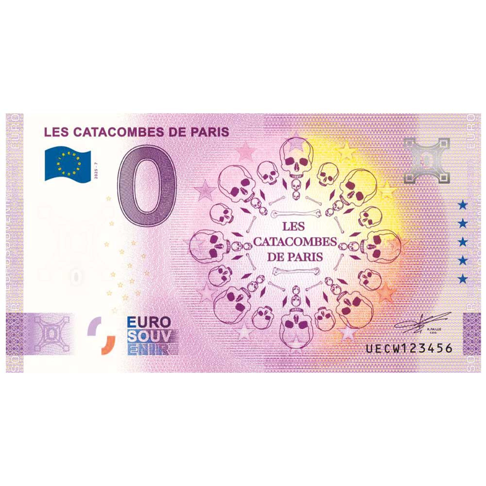 Billet Souvenir 0 Euro - Catacombes de Paris