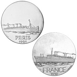 Lot des 2 pièces...