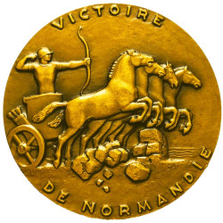Pièce de collection dorée - Victoire Normandie
