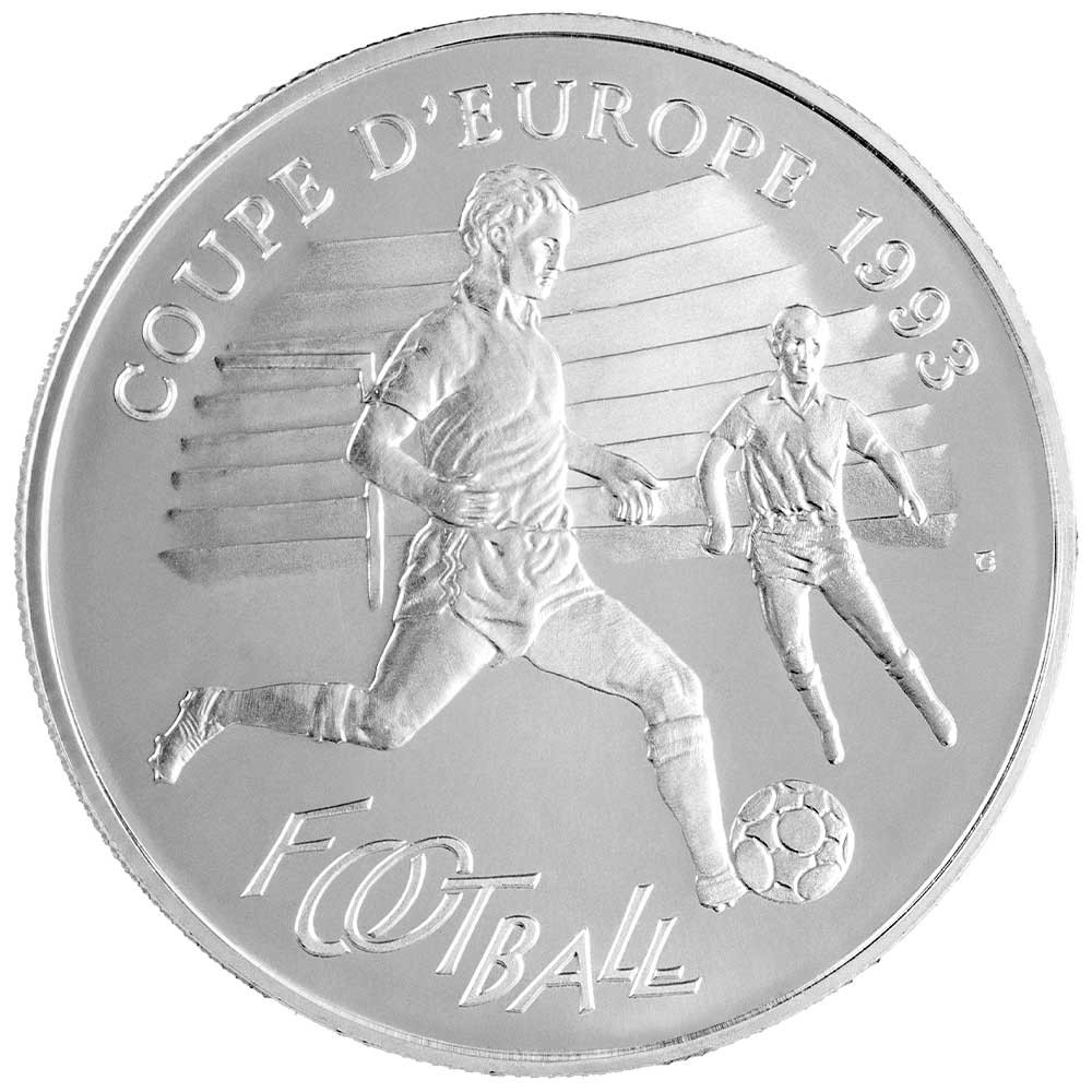 Pièce de collection Argent - Coupe du monde de football