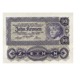 10 Kronen Autriche 1922