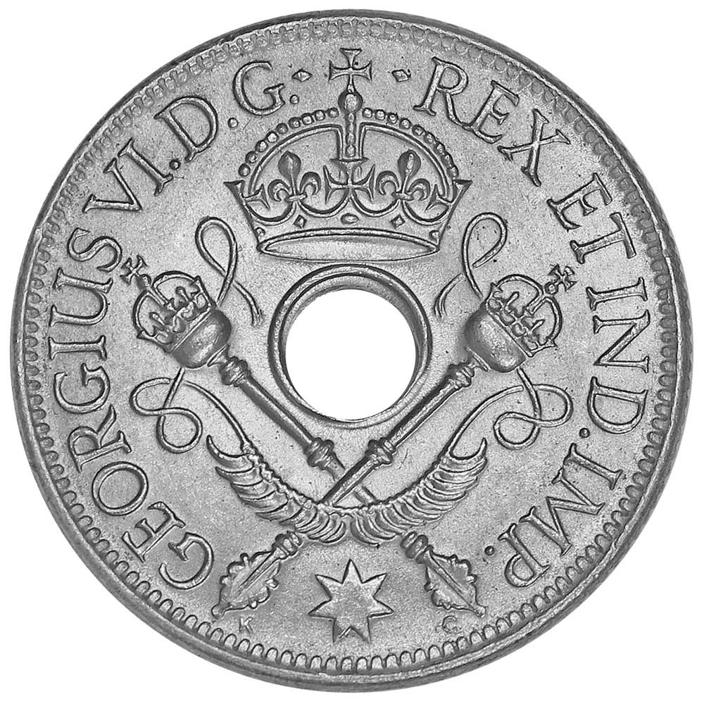 1 Shilling Nouvelle-Guinée Argent 1938-1945