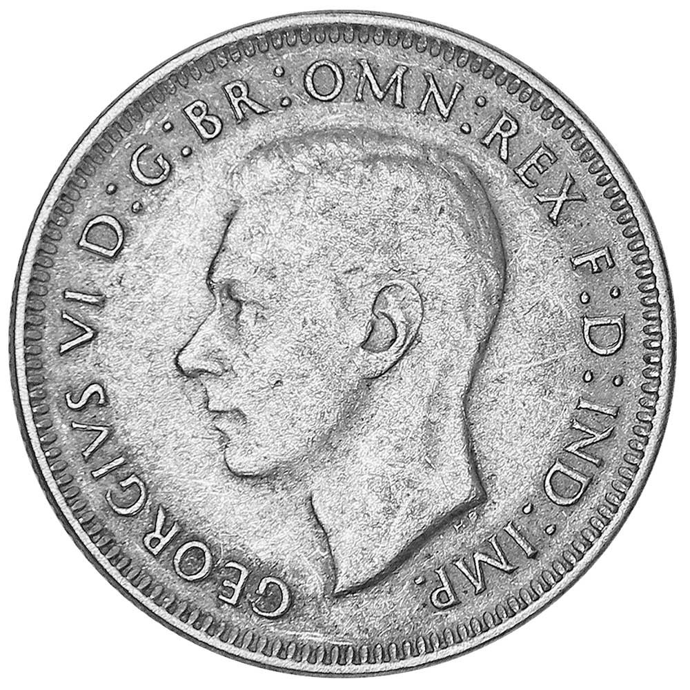 1 Shilling Argent Australie 1946-1948