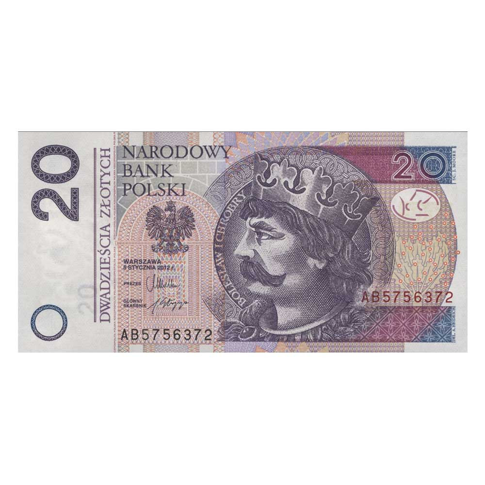 20 Zlotych Pologne 2012