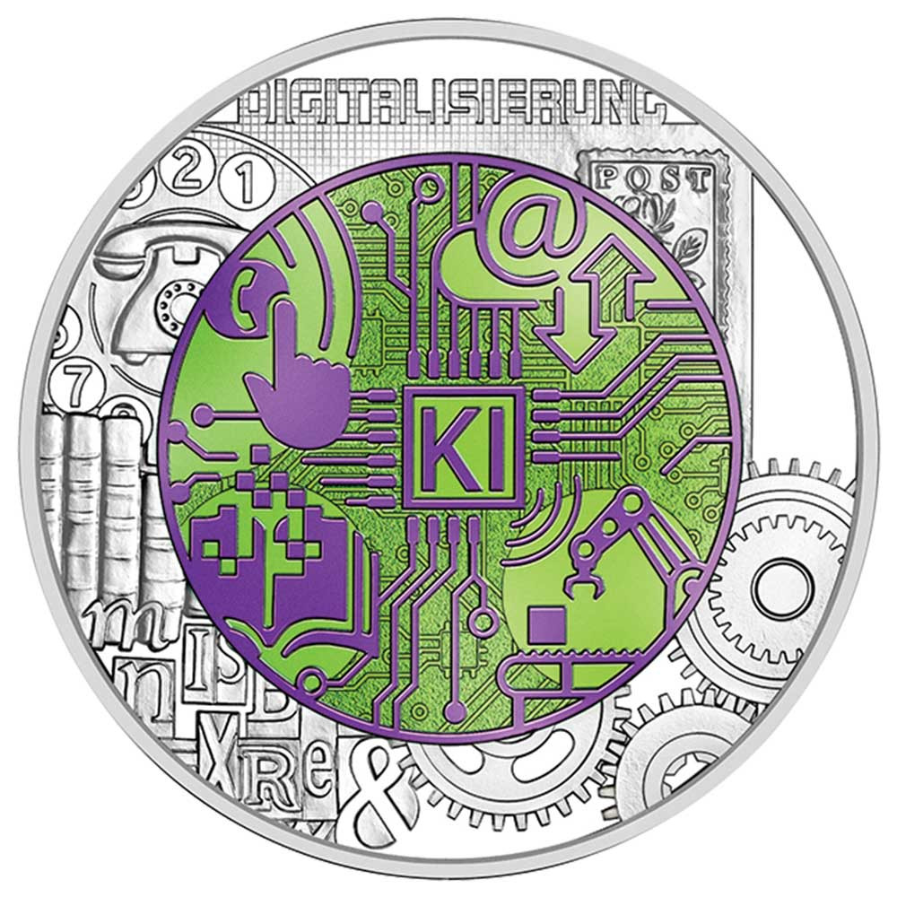 25 Euro Argent et Niobium Autriche BU 2025 colorisée