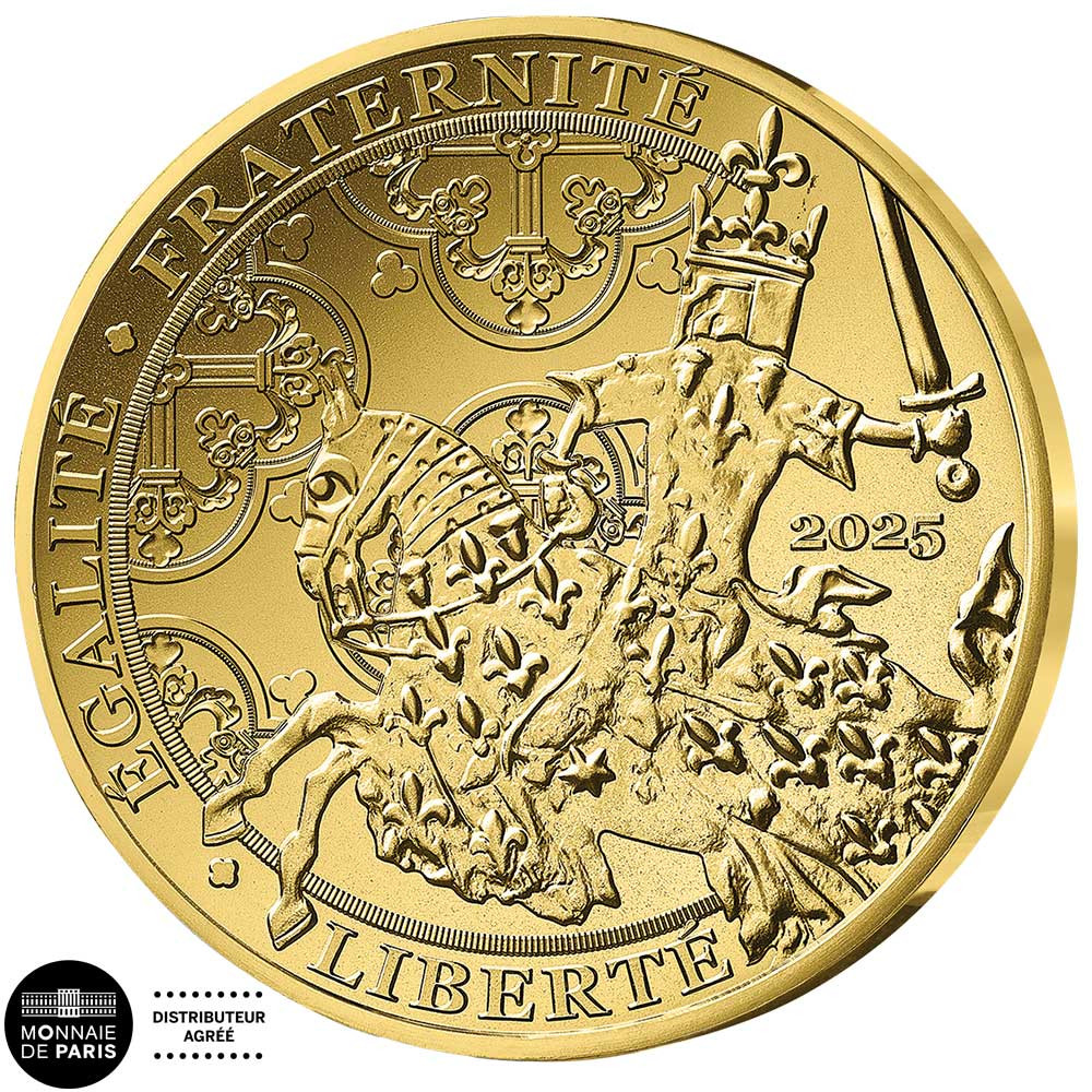 1000 Euro Or France 2025 - Le Franc à cheval