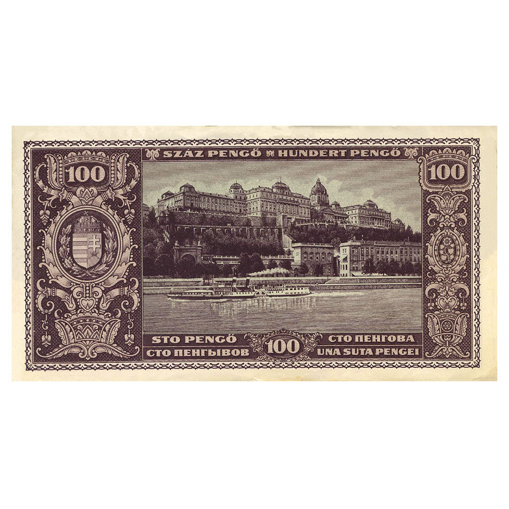 100 Pengö Hongrie 1945
