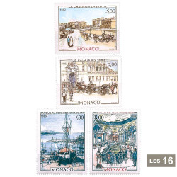 16 timbres Monaco à la...