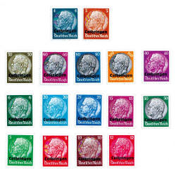 16 timbres Alsace-Lorraine