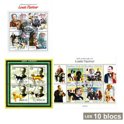 10 blocs-feuillets Pasteur