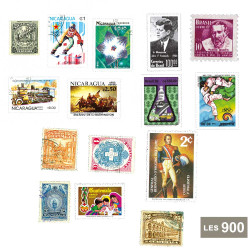 Lot 900 timbres Amérique du...