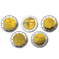 Lot 5 x 2 Euro 2004-2020