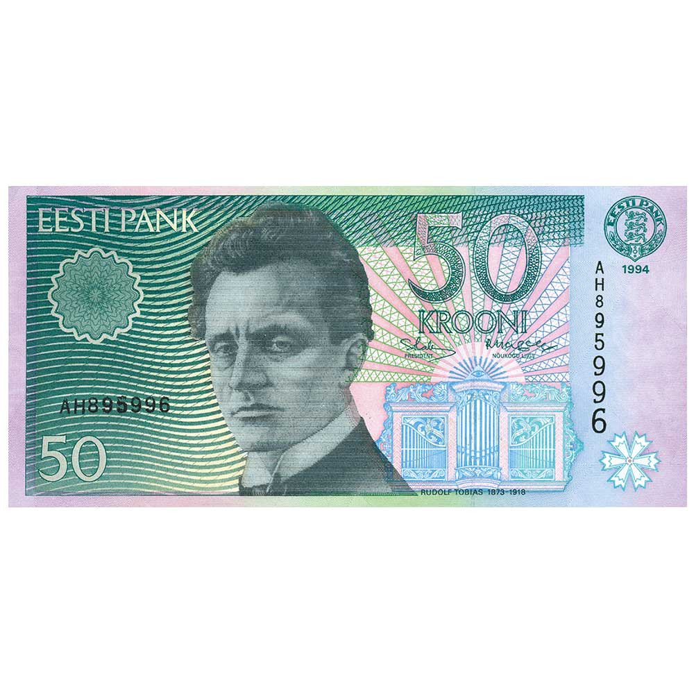 50 couronnes Estonie 1994