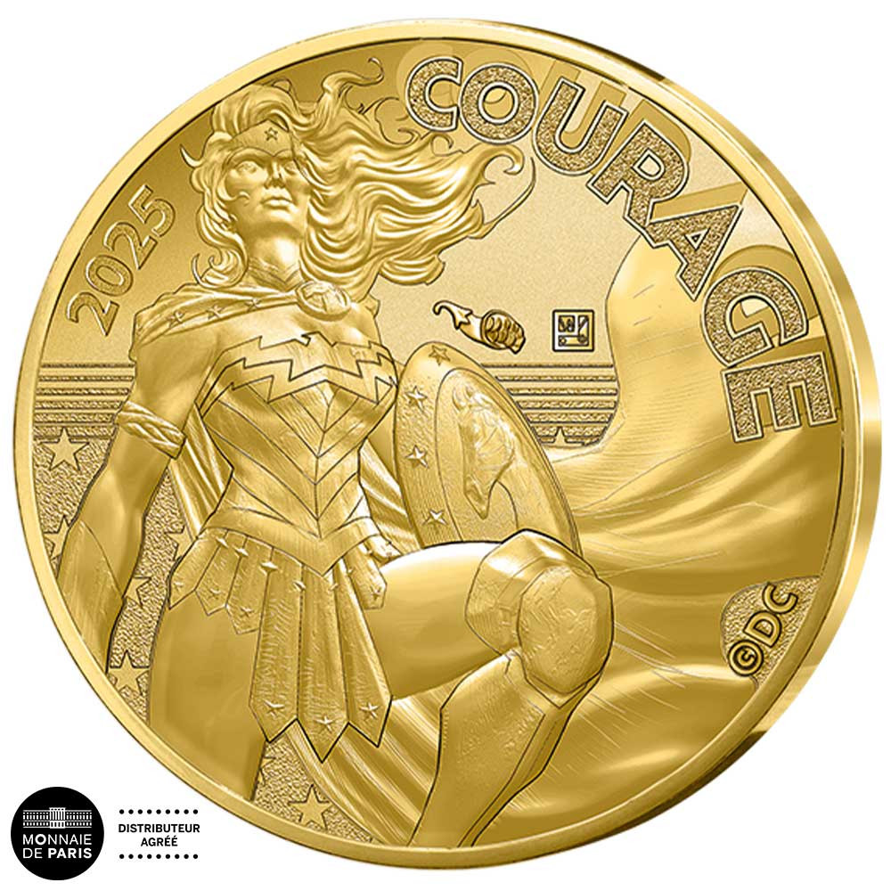 250 Euro Or France BU 2025 - Courage - DC Comics