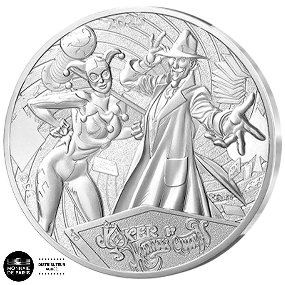 10 Euro Argent France 2025 - Le Joker et Harley Quinn - DC Comics