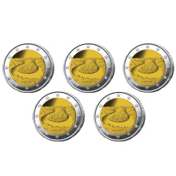 Lot 5 x 2 Euro Allemagne BE...