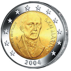 2 Euro Bartholomeo Borghesi...