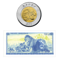 Lot monnaies d’Afrique - Lion