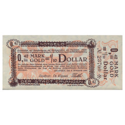 0,42 Mark Or Allemagne 1923
