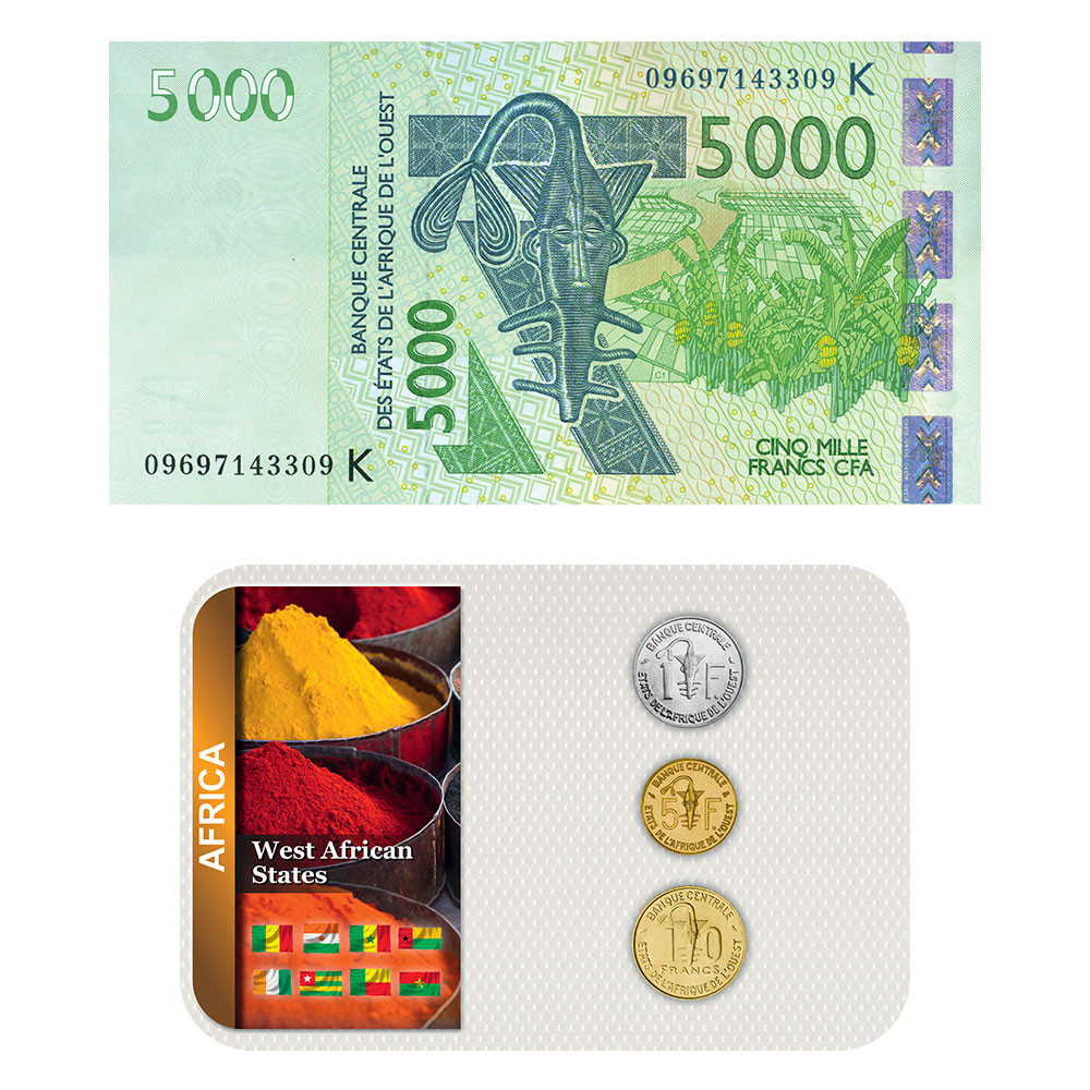 Lot monnaies États de l’Afrique de l’Ouest