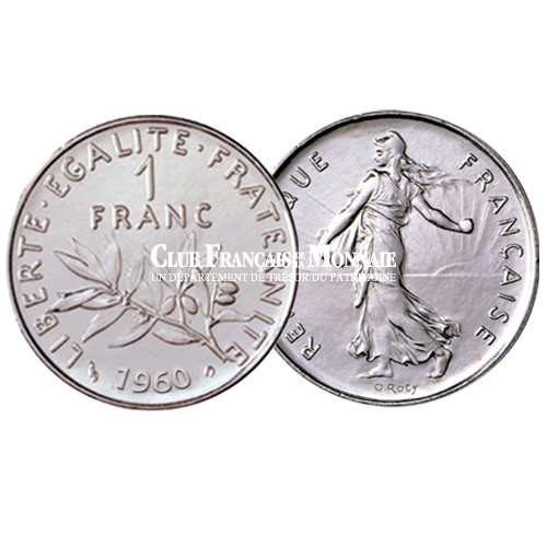 1 F Semeuse Vème République - 1978