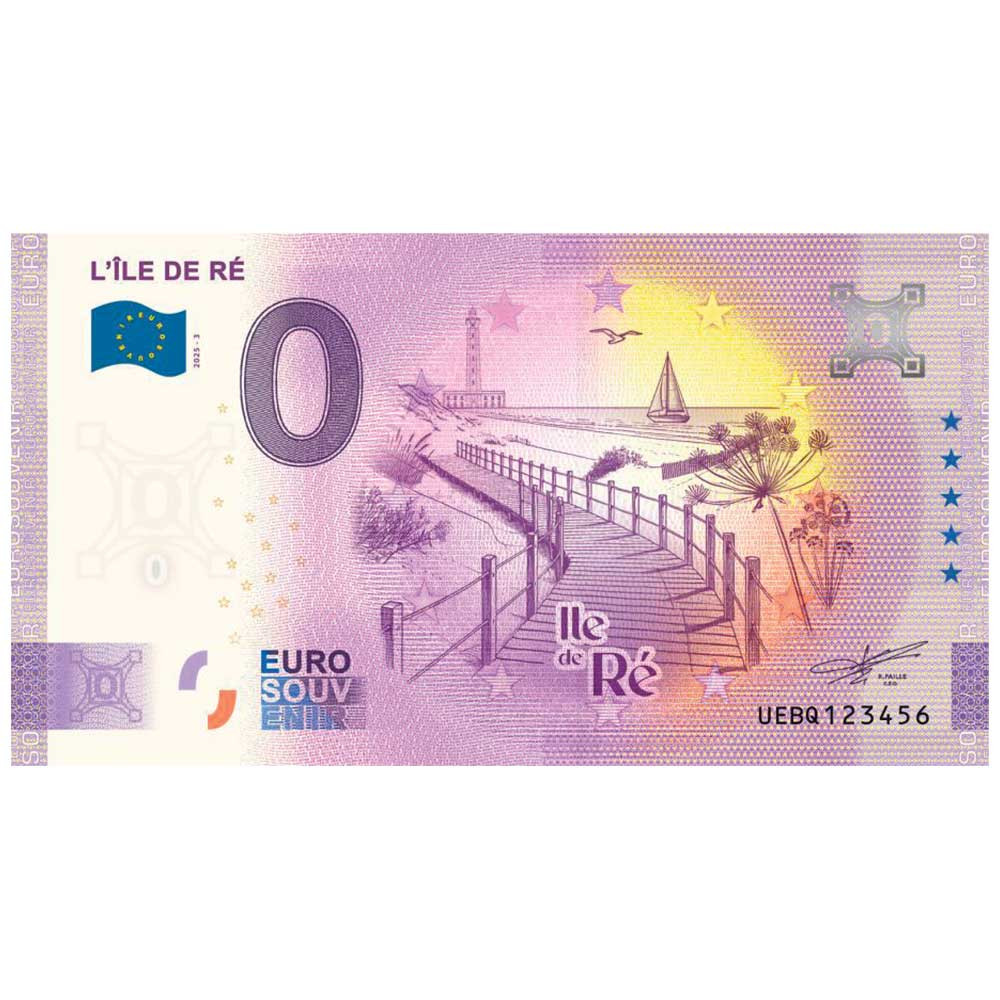 Billets Souvenir 0 Euro - Île de Ré