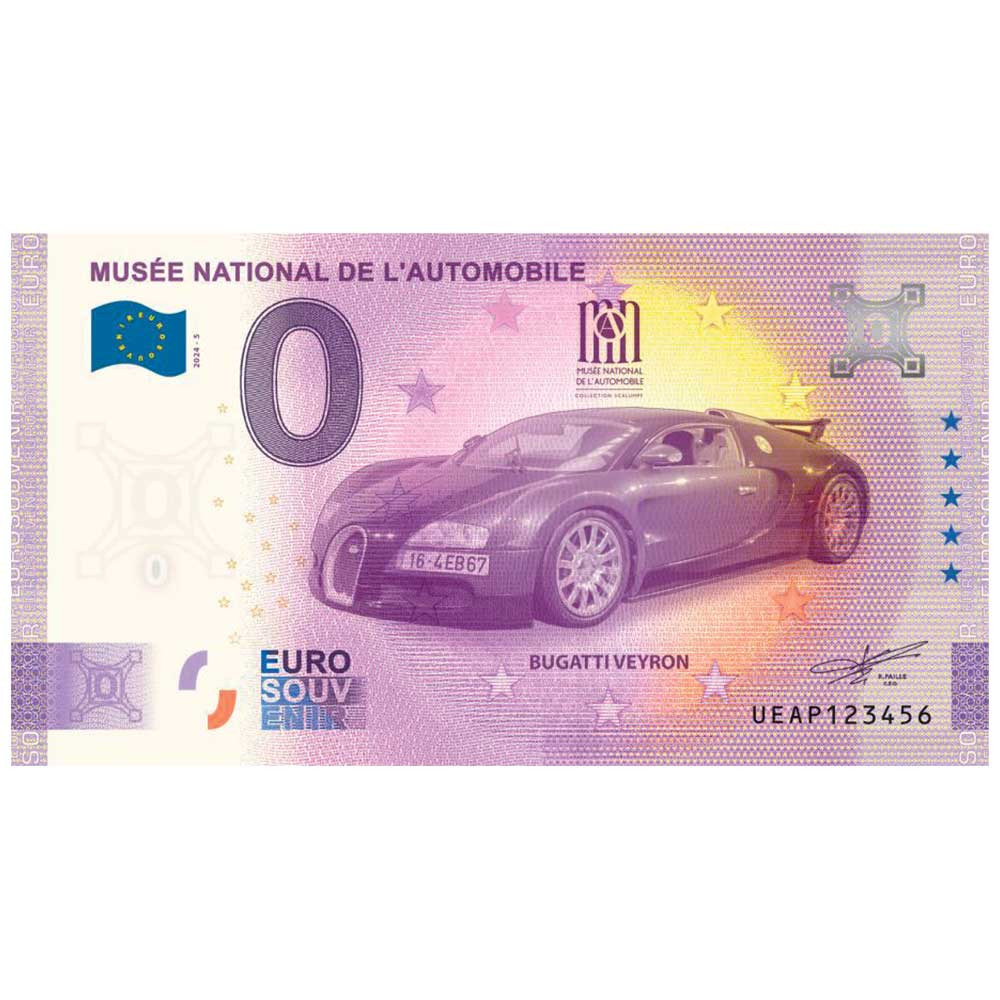 Billets Souvenir 0 Euro - Bugatti Veyron
