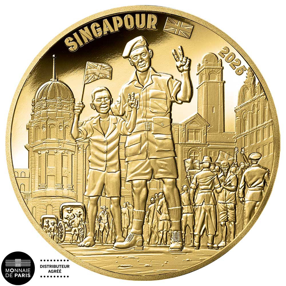 1/4 Euro France 2025 - Soldat britannique