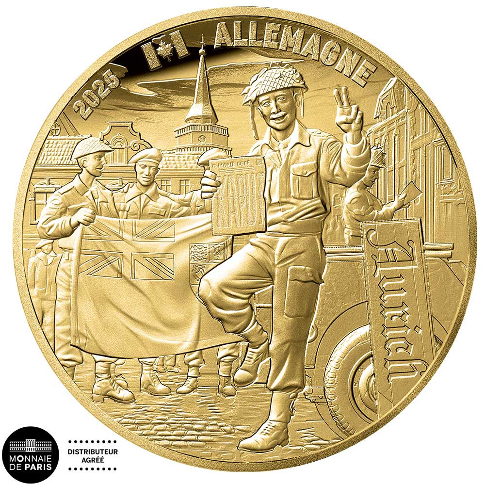 1/4 Euro France 2025 - Soldat canadien
