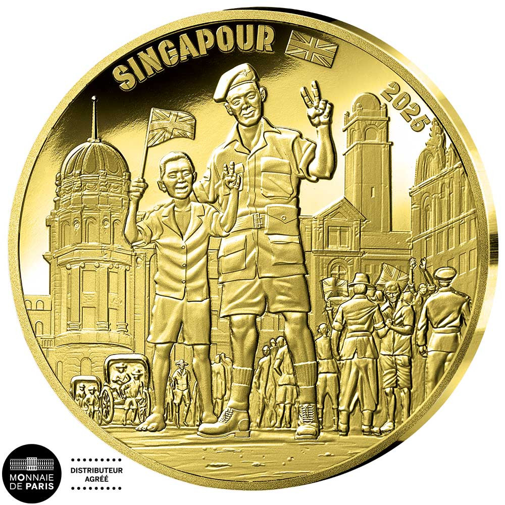 50 Euro Or France BE 2025 - Soldat britannique