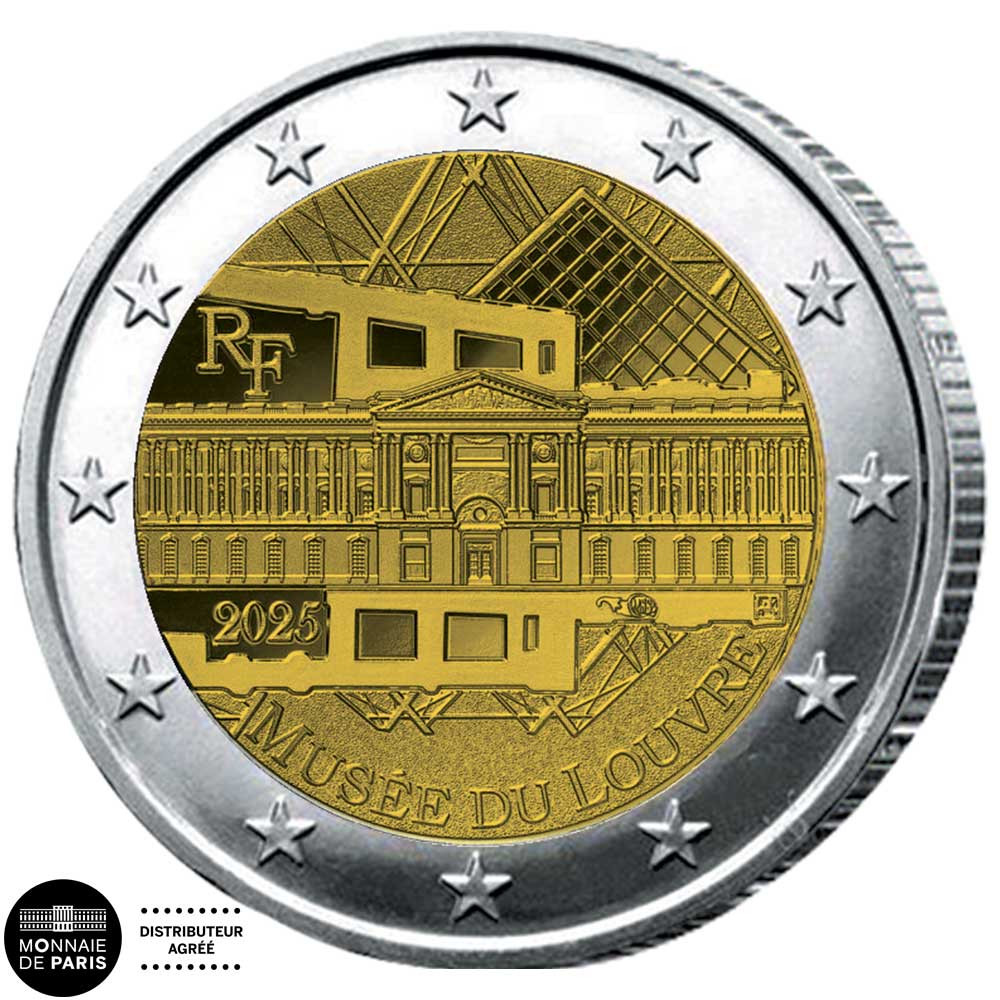 2 Euro France BE 2025 - Louvre
