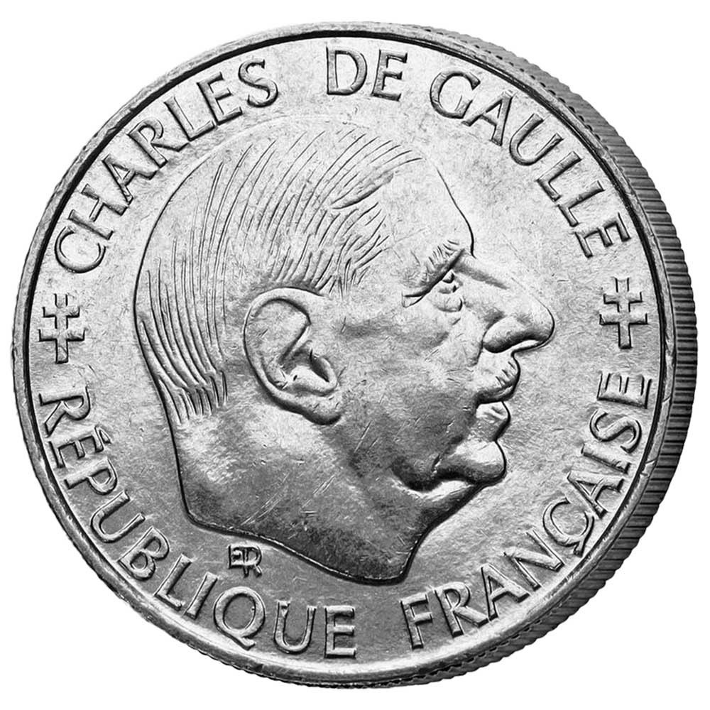 EN CADEAU : 1 Franc Charles de Gaulle 1958-1988