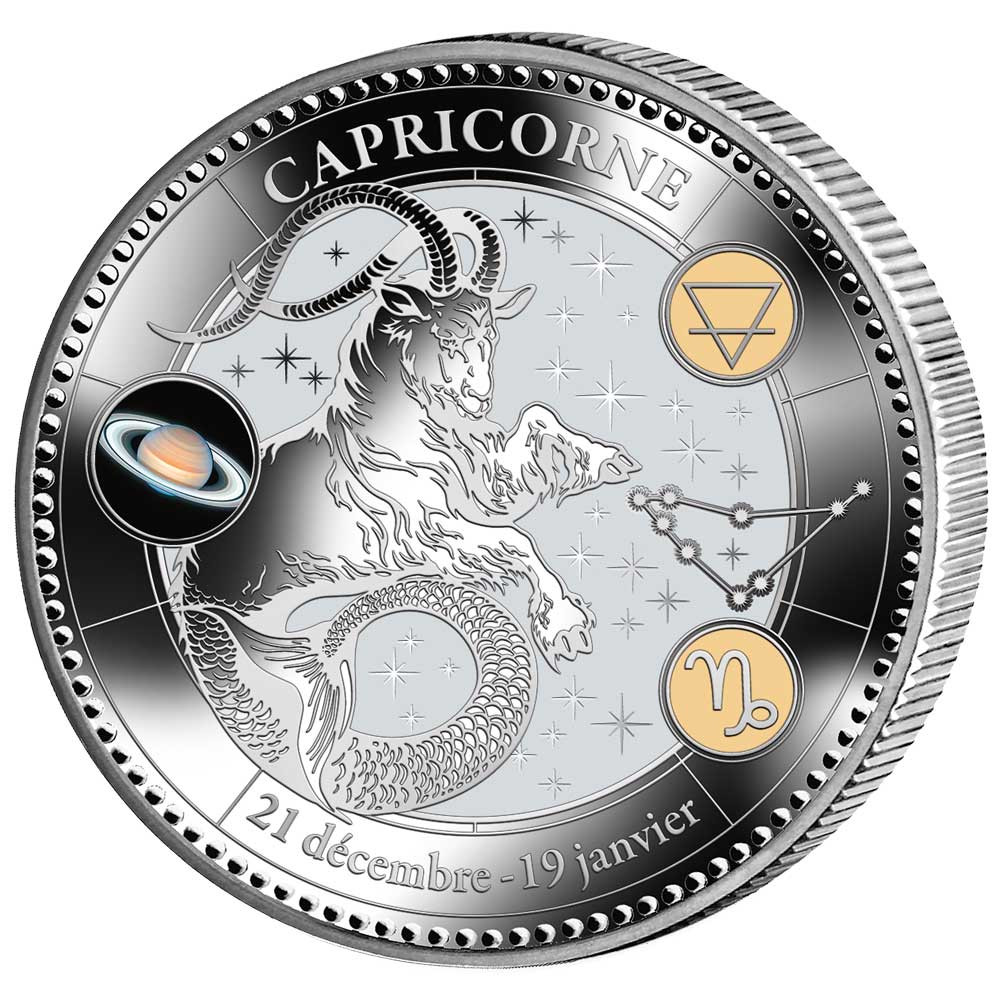Médaille Astrologie - Capricorne