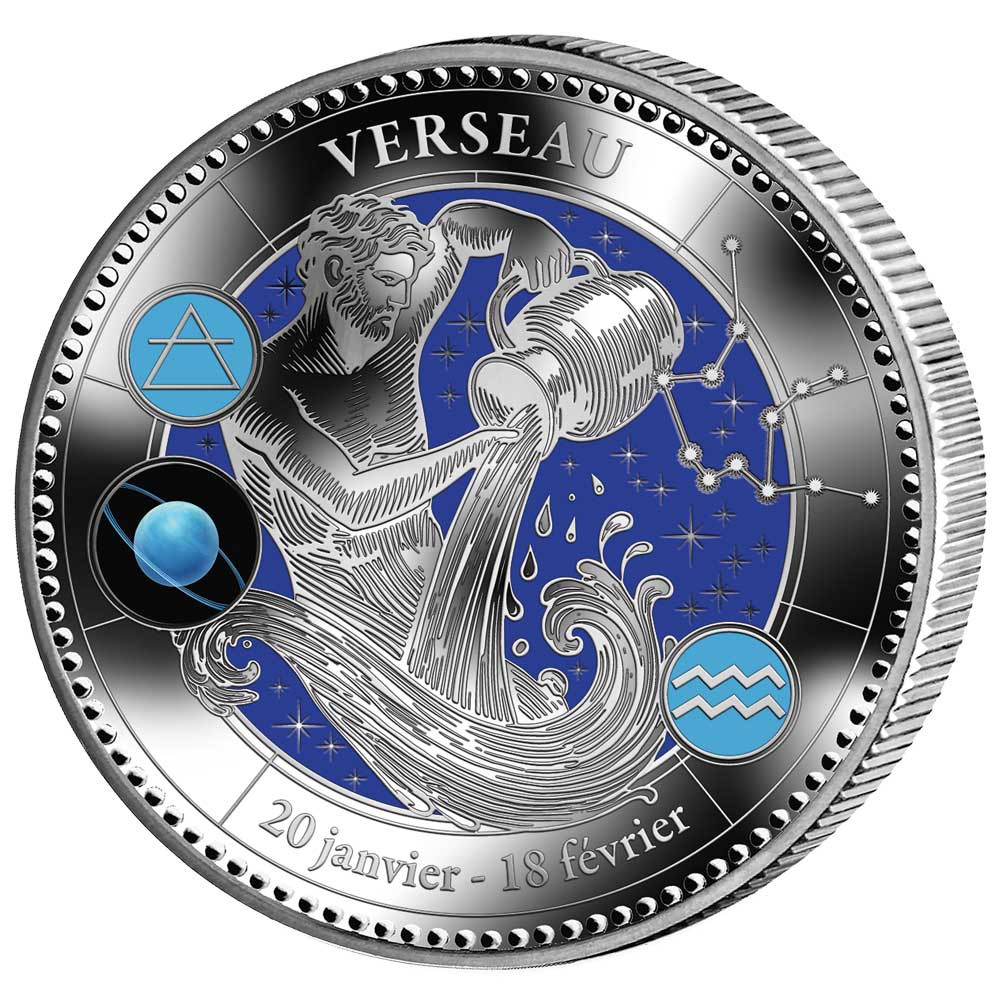 Médaille Astrologie - Verseau