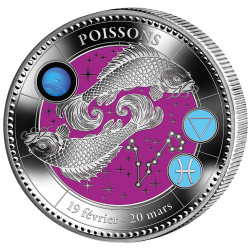 Médaille Astrologie - Poissons