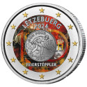 2 Euro Luxembourg 2024 - Introduction du Franc colorisée