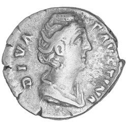 1 Denarius - Faustina Major...