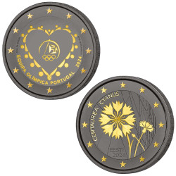Lot 2 x 2 Euro Ruthénium 2024