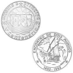 Lot 50 et 1000 Escudos Argent